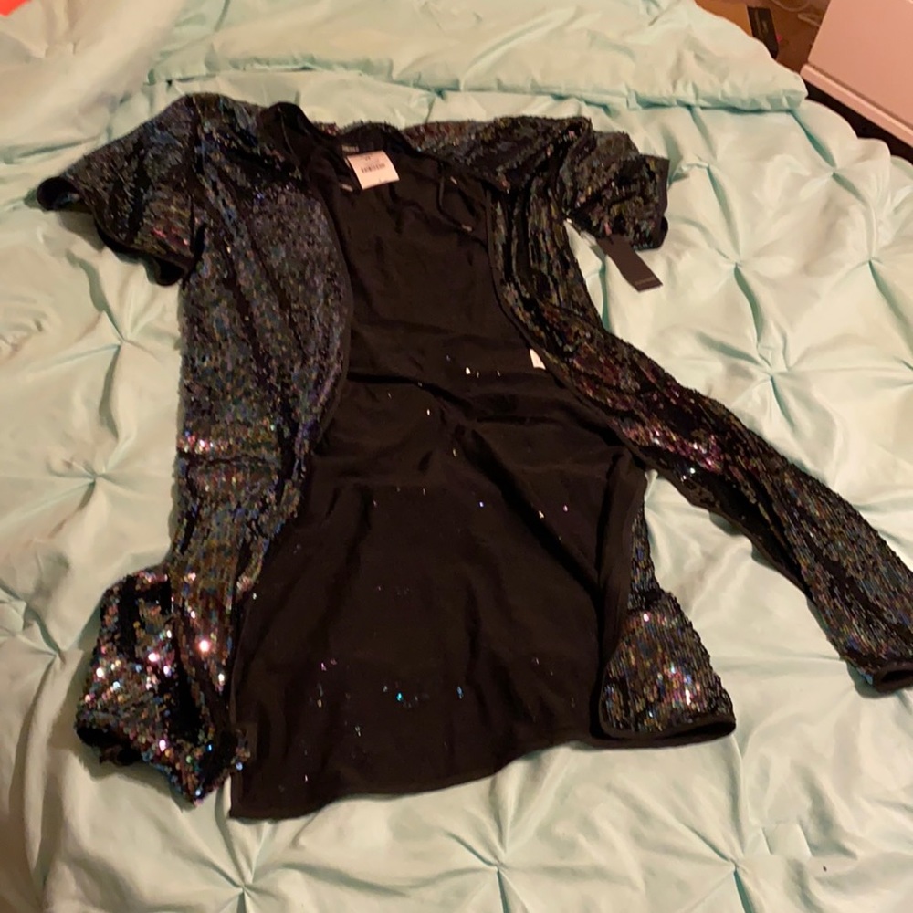 Sequin kimono